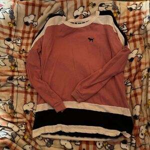 Victoria secret pink dusty rose crew large